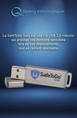La SafeToGo Solo est une clé USB 3.0