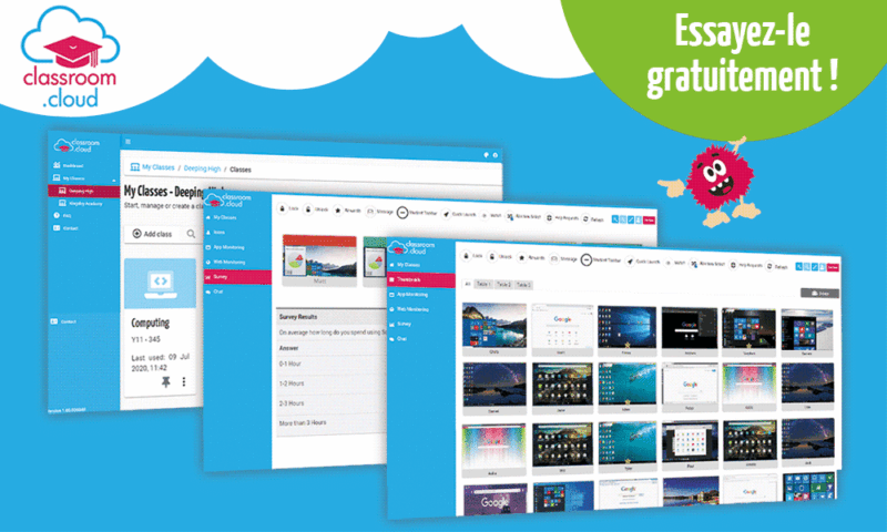 Classroom cloud plateforme pédagogique de gestion de classe