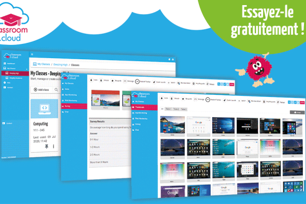 logiciels d'éducation CLASSROOM CLOUD